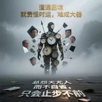 遭遇困境,就責(zé)怪時運(yùn),難成大器 ;

總怨天尤人,而不自省,只會止步不前;

責(zé)備他人易如反掌, 反求諸己方顯智慧;

反省多一分, 格局高一寸, 福報深一尺;配圖