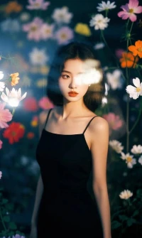 花開花落自有時(shí)，人來人往任由之。配圖