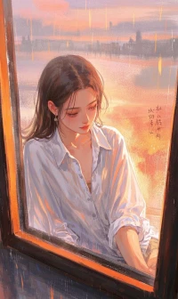 突然聽懂了一首老歌，  
像在舊外套里摸到，  
去年忘掏的糖紙～配圖