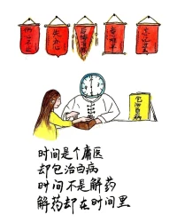 時間是個庸醫，
卻包治百病，
時間不是解藥，
解藥卻在時間里配圖