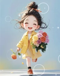 走在灑滿陽(yáng)光的小路上，心情就像隨風(fēng)飄揚(yáng)的裙擺，輕盈又自在～每一步都踏著快樂(lè)的節(jié)拍，讓正能量滿滿當(dāng)當(dāng)，感染每一個(gè)遇見的你！配圖