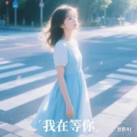 等你，在温爽的清晨。闻着花香，听着鸟鸣，望着你出现的方向，清晰，朦胧，再清晰，再朦胧，只为一句，睡的可好。等你，在和煦的午后。石板长街，一把花伞，听着脚步奏出旋律，悄悄的为它起了名字，一个人的孤单。等你，在小风轻抚的傍晚。月牙初显，衣裙漫飞，只为和你举杯邀月，醉卧青荷兰亭，入梦翰墨飘香。配图