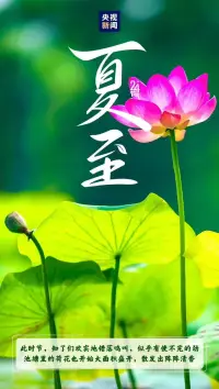 今天是6月21日 夏至 

夏至，二十四节气的第十个节气，也是夏季的第四个节气。一候鹿角解，二候蝉始鸣，三候半夏生。夏至已至，美好倍至， 愿你生如夏花，绚烂一夏，愿你不负当下，美好不止今夏！配图