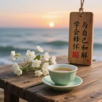晚风吹人醒，万事藏于心，

真正的通透是学会释怀，

学会与自己和解。

习惯任何人的忽冷忽热，

看淡所有人的渐行渐远。

这个世界本就不完美，

所以，做好自己就好。配图