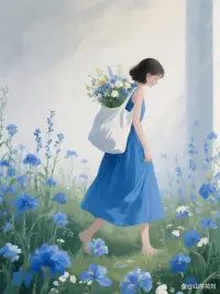 喜欢日子缓慢一点，人心简单一点，天空干净一点，自己健忘一点。配图