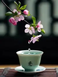 学会在繁忙中寻得宁静，就像在一杯清茶中品味生活的甘甜，简单却深刻。配图