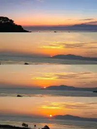 看一场美丽的日落，感受大自然的快乐馈赠。‌‌