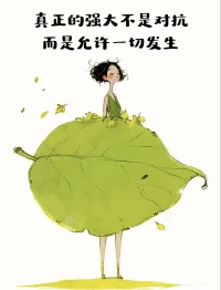 真正的強大不是對抗
而是允許一切發生
你必須允許自己在人生旅途中
走錯路看錯人
允許工作讓你為難
允許你愛的人不愛你
還得允許付出很多卻沒有收獲
你要允許今天快樂
也要允許今天不快樂
允許一切的出現
接納一切的狀態
成為一個勇敢的人
萬事都有前因后果
要在起因上努力奮進配圖