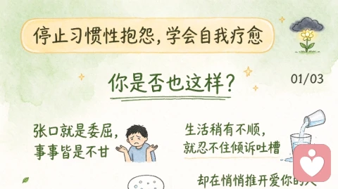 停止习惯性抱怨，停止内耗