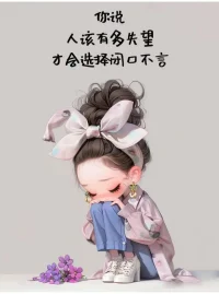 要坚强哦
