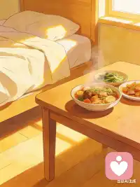 生活不用太着急，好好吃饭，好好睡觉，好好爱自己。配图