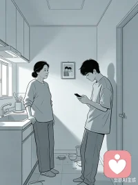 青春期男孩的单亲妈妈可能遇到教育状况，父亲角色缺位，青春期荷尔蒙旺盛，母子距离太近。配图