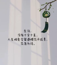 允许一切发生。
这个世界上，没有好坏，没有对错，只是大家处在不同的频率。
允许自己做自己，允许别人做别人。让花成花.让树成树。
择其善者而从之，其不善者而改之。只有这样，你才会活得洒脱。
生活，没有十全十美，人生难免会留遗憾花开成景，花落为诗。
换个角度，你就会有不同的领悟。
与万事言和，与独安相处。自行，自醒，自清醒!