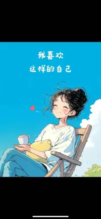 今年最喜歡的一段話：
“照顧好自己，世界才會屬于你，風雨由天，快樂由己，保重身體，健康第一。”配圖