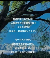 相遇的意義