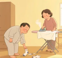 外人看著我們：他嫌我嘮叨像復讀機，我嫌他襪子總亂飛。關起門來？他一邊嘀咕一邊把襪子撿了，我一邊嘮叨一邊給他熨襯衫。這大概就是傳說中的“嫌棄式恩愛”，核心要義是——**邊嫌棄，邊干活**。配圖