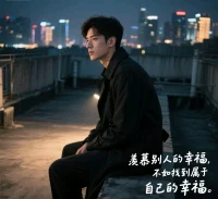 羨慕別人的幸福，不如找到屬于自己的幸福。配圖