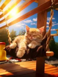犯困不是你的錯，皮質醇水平正在自然下降。這個下午，允許自己像貓一樣慵懶地存在。配圖