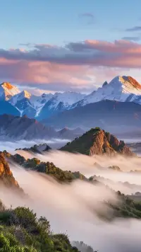 你應該去愛這山，這水，這世間萬物，以及鮮花與你自己，而不是拘泥于小小的情愛之間不放過自己。配圖
