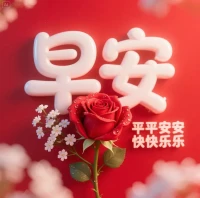 平安快樂配圖