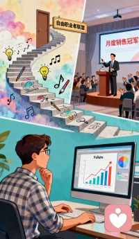 若在职场竞争中处于落后态势，也不要自暴自弃，因为你这样做，极有可能把已有的胜利果实拱手相让。你可以观察竞争对手的状况，假如对方有所松懈，就可以抓住机会一把越过。但如果竞争对手一样坚持努力，毫不松懈，那么除了伺机而动这一条路以外，你也可以另辟蹊径，从其他的角度表现自己。所谓条条大路通罗马，不要给自己思维设限，成功的路也不止有一条。配图