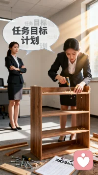 任务目标是做出来的，不是说出来的，只有脚踏实地达成目标任务，才能获得真实的成就感，会促使我们有更多的动力去完成更多任务。配图