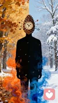 在冬天，大脑底部的“松果体”对人体产生多方面的影响。我们体内的生物钟还没有适应新的节律，从而导致生理节律紊乱和内分泌失调，出现情绪与精神状态的紊乱。配图