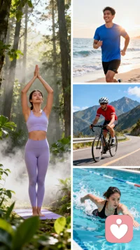 如瑜伽、慢跑、骑行、游泳等体育锻炼，能调整机体的植物神经功能，减轻紧张、激怒、焦虑、抑郁等状态，还能提升血清素和内啡肽水平，让人保持饱满的精神状态。配图