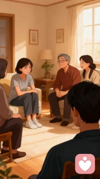 可以是痛哭、写日记，也可以找亲人、朋友进行倾诉，让他们对你有更多包容和理解，尽可能获取支持。记住3个关键词：开放、接纳、不评判，以旁观者的角色看待消极情绪，试着去“容忍”它、接纳它，让情绪软着陆，切记不要妄下抑郁症的结论，拒绝负向的心理暗示。配图