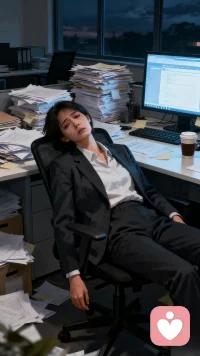 职业倦怠，是指个体在工作重压下引发的心理枯竭现象，并伴随有身心俱疲、能量被耗尽的感觉。世界卫生组织将职业倦怠归类到第十一版的《国际疾病分类》中，把职业倦怠看作一种职场现象，但不认为它是一种疾病。尽管如此，职业倦怠仍会严重影响我们的身心健康，以及工作、生活的质量。
长期的紧张状态，是诱发职业倦怠的重要原因。紧张是人体在精神及肉体两方面对外界事物反应的加强。如果这种紧张状态持续数周、数月甚至数年，身心会不可避免地产生问题。配图