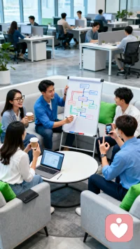 沟通是人与人之间、人与群体之间思想与感情的传递和反馈的过程，以求思想达成一致和感情的通畅。团队中的每个人都渴望被别人接纳，被别人尊重，有效的沟通可以满足这方面的心理需要，让人心情愉悦，也让工作更有效率。配图