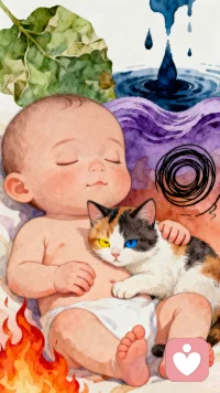 嫉妒、悲伤、焦虑、恐惧、愤怒这些负面情绪，是人类千百万年的演化过程中依然保存至今的，没有人能够真正剥离情绪而存在。所以，当你被自己的负面情绪压的喘不过气时，不妨把情绪视作一个初生的婴儿，或者萌萌的猫咪，毕竟，小猫咪能有什么坏心思呢。配图