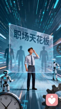 大家有没有一种感觉，工作几年后，有一种看不到职场未来上升空间的无力感，让我们有一种被“卡”住的感觉。这种情况，你可能遇到了职场天花板。大部分人认为，一般工作十几年才会出现职场天花板，但是随着经济的变量越来越多、科技的进步尤其是ChatGPT等人工智能的出现，致使行业迭代加快，现在越来越多的人可能在进入职场若干年就触碰到了职场天花板。配图