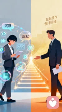 在职场里，期待领导对于每一位员工都充分了解是有些不现实的。有的朋友在职场里其实有着非常过硬的技能或者专业知识，但是由于自己不善表达，总是习惯性硬撑而怯于主动沟通，那么只会使自己的优点不能得到很好地发挥，无疑会浪费自己的才能。因此，对于性格内向不善表达的朋友，建议大家要勇于踏出主动沟通的第一步，这可能就是迈向职场晋升的一大步。配图