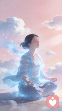 当我们没有太多时间休息，或者比较焦虑时，也可以用碎片化的时间，进行无地心引力冥想，用于缓解焦虑。这种冥想操作比较简单，睁眼闭眼都可以，可以想象身体不断被吹大起来，慢慢地飘在空中，感觉如同坐在热气球里，飘飘荡荡，悠然自在。