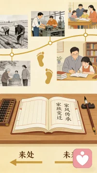 人这一生，面对工作和生活的各种挑战，当沿着先人的足迹追溯的时候，才知家风如何传承，家族如何辗转变迁。还可以明白自己从何而来，将向何处去。这是思念先人的另外一个意义，不忘根本，知道了来处，未来的路便有了参照。