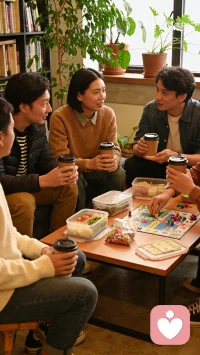 可以找时间与同事聊聊生活琐事，在休闲区一起喝咖啡、吃午餐，或者邀请他人一起进行业余活动，建立互信关系，从而保持心理健康，提高工作效率。配图