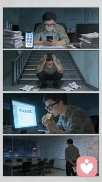 我们还可以换个角度，增加对情绪冲突的理解。你可以想象自己是摄像机的镜头，这个镜头今天以甲方为主角，你去看他的心路历程，你会特别的同情他。但如果镜头换成乙方，你又能够感受到她的哀怨、痛苦以及无奈。