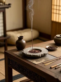 一柱香，一首歌，一壶茶，与自己重新链接，在自然的气息中，把心安稳落地，轻柔生活🍵