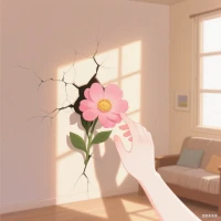 療愈不是抹去痕跡，而是讓傷痕開出一朵理解的花。配圖