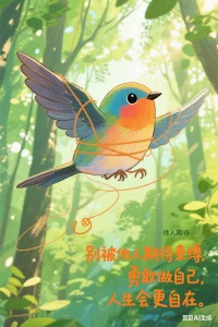 當(dāng)你說(shuō)“應(yīng)該”，就把自己鎖進(jìn)他人期待的牢籠。別被他人期待束縛，勇敢做自己，人生會(huì)更自在。配圖