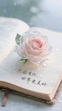 你不需要變得更好才值得被愛，就像森林不需要變綠才配擁有陽光。
請記住，你生來就值得被愛。配圖