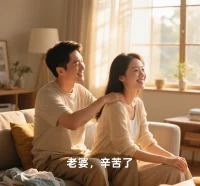 婚姻里，看見對方的付出比要求更重要。 
一句“辛苦了”，能融化所有疲憊。配圖