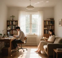 婚姻需要边界感，给彼此空间，也给彼此牵挂。
 独立又亲密，才是最好状态。