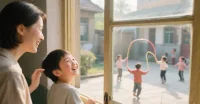社交圈窄，總一個人待著不說話？

??不強(qiáng)迫“打招呼”，先帶孩子觀察小團(tuán)體玩法，在家模擬社交場景，用“你剛才笑了，是不是覺得他們玩得有趣？配圖