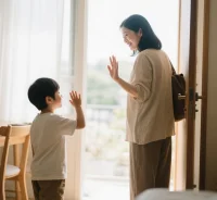 ⁉️缺乏安全感，一刻离不开人？

✅离开前说“妈妈1小时后回来，这期间你可以玩积木等我”，准时回来兑现承诺，逐步拉长分离时间。
