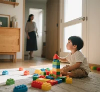 ⁉️缺乏安全感，一刻离不开人？

✅离开前说“妈妈1小时后回来，这期间你可以玩积木等我”，准时回来兑现承诺，逐步拉长分离时间。