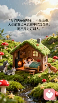 内核稳定是亲密关系的底层基础，女孩子最大的底牌就是独立和自爱。配图