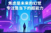 焦虑是未来的幻觉，专注是当下的超能力。