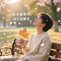 當(dāng)負(fù)面念頭席卷而來(lái)時(shí)，試著對(duì)自己說(shuō)：'這不是事實(shí)，這只是感受。配圖
